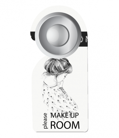 ป้ายแขวนประตู สกรีนภาพเต็มพื้นที่ ลาย A Girl